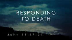 John 11:17-37, Responding To Death