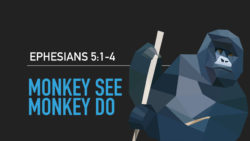 Ephesians 5:1-4, Monkey See Monkey Do